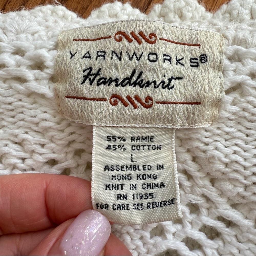 Vintage bubble knit sweater by Yarnworks - Picture 2 of 6